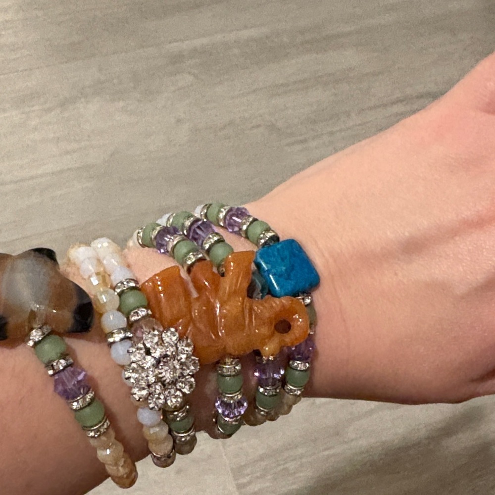 Colorful Beaded wrap Bracelet